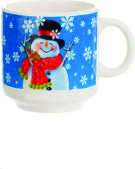 Christmas Cup Ceramic Red