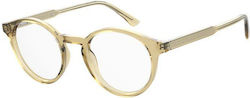 Safilo Plastic Eyeglass Frame Beige 7A 107 10A