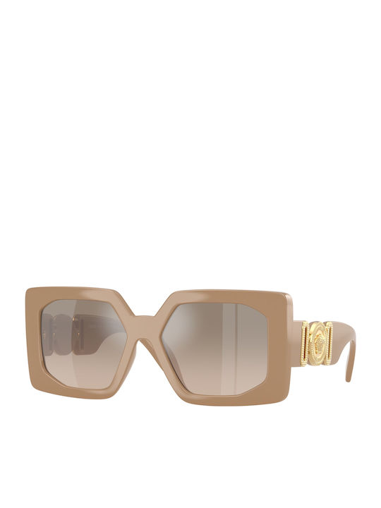 Versace Women's Sunglasses with Beige Plastic F...