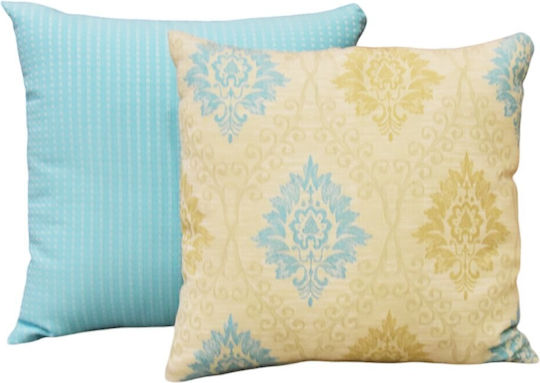 Decotelia Dekorativer Kissenbezug Siegel-Beige 2 Stück 45x45 cm