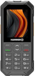 Hammer 6 LTE Dual SIM Здрав Мобилен Телефон с Бутон Черен Hammer 6 LTE Dual SIM Здрав Мобилен Телефон с Бутон Черен