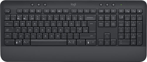 Logitech K650 Безжично Само клавиатура Английски UK Сив