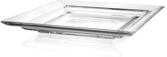 Rogaska Adria Dekorative Platte Platz Kristall Transparent 1Stück 18x18cm