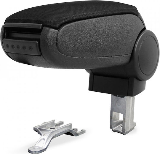 Dedicated Car Armrest Audi A4 B6 B7 2002-2008 Black Textile Material