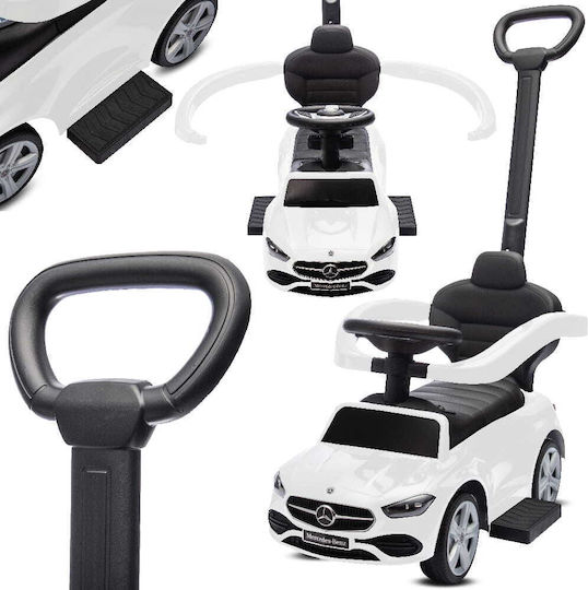 Sun Baby Mercedes C-Class Auto Kinderauto Weiterfahren mit Elterngriff für 12+ Monate Weiß