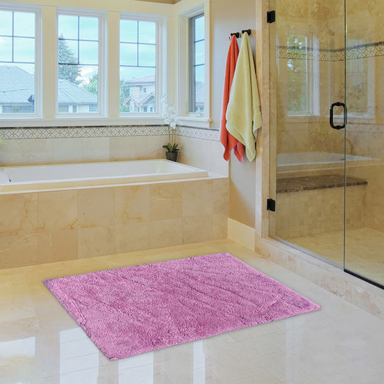 San Lorentzo Bath Mat Cotton 1528C Fuchsia 50x80cm