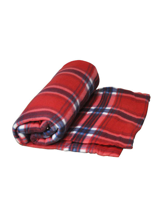 Sidirela Κουβέρτα Fleece Ημίδιπλη 190x220εκ. Κό...