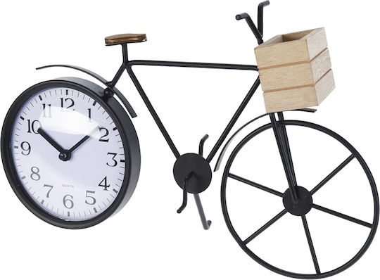 Metal Bicycle Table Clock 33.5x8x23.5cm Hz1980890