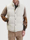 Sleeveless Winter Jacket White