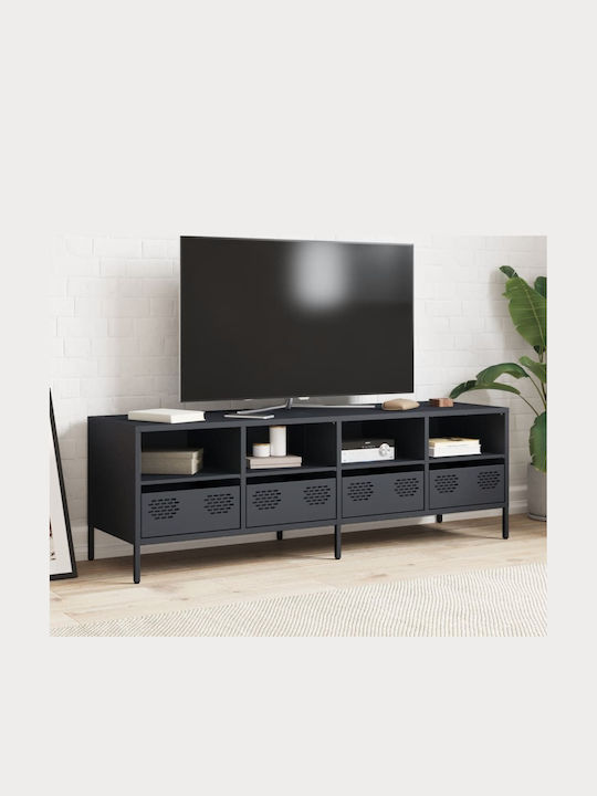Stand TV Metalic Antracit L135xA39xÎ43.5cm