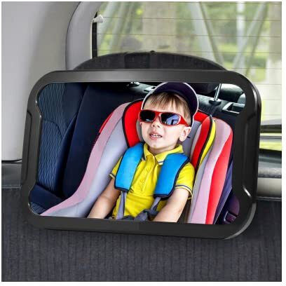 Baby Car Mirror Blackς Vinabo 360°