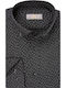 Langärmlig Baumwolle Hemd Black With Grey