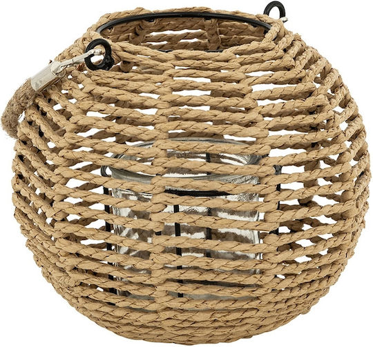 Atmosphera Φαναράκι Γυάλινο Επιτραπέζιο Καφέ 18x18x15εκ.