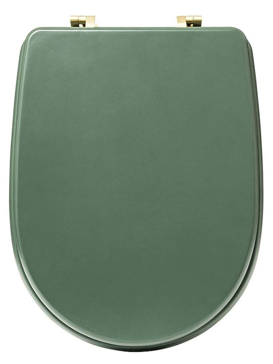 5Five Plastic Toilet Seat Green 36cm