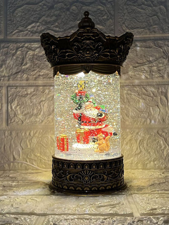 Crăciun Glob de Zăpadă Iluminată 13x13x24cm 1buc