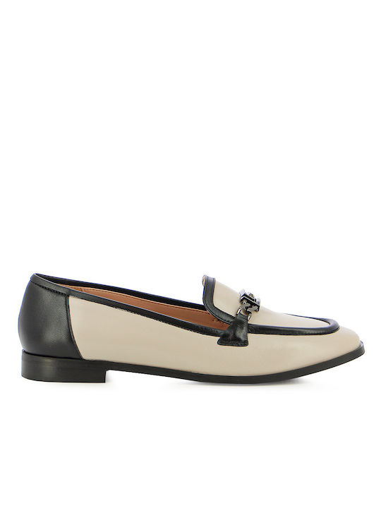 Guy Laroche Leather Women's Moccasins in Beige ...