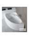 Carron Bathrooms Γωνιακή Μπανιέρα Δεξιάς Τοποθέτησης Ακρυλική 155x95cm