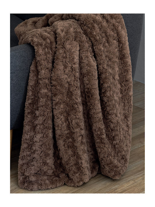 Palamaiki Aleria Furry Sofa Blanket 130x180cm B...