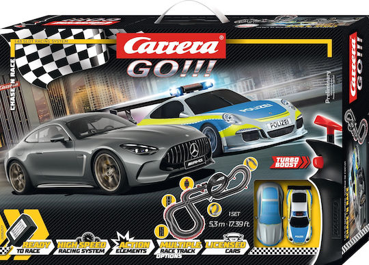 Carrera Go Chase 'n Race Τηλεκατευθυνόμενο Αυτοκίνητο Γκρι