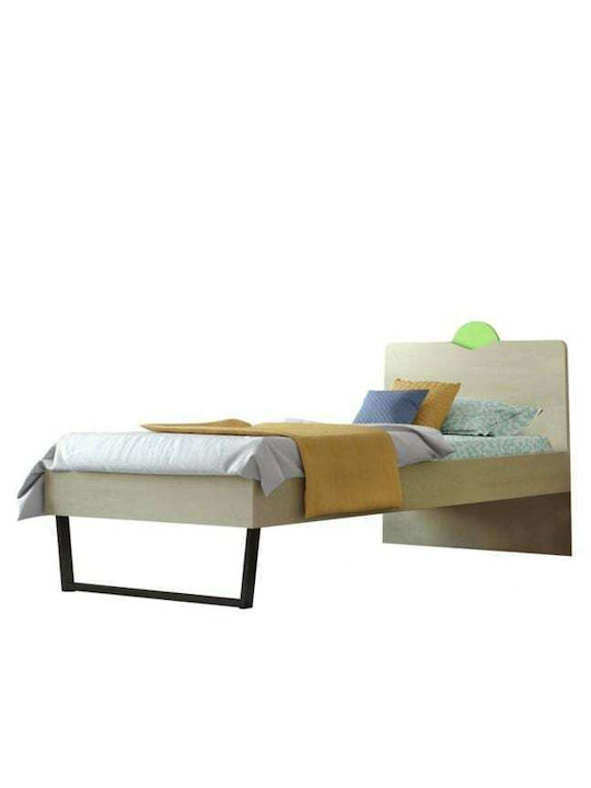 Răsărit Pat pentru Copii Clasic Single Bej pent...
