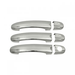 Set Chrome Door Handle Ornaments Compatible Vw T5 2003-2015 3 Handles Set Chrome Door Handle Ornaments Compatible Vw T5 2003-2015 3 Handles