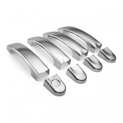 Set Chrome Door Handle Ornaments Compatible Vw T5 2003-2015 T6 2015-> 4 Handles Set Chrome Door Handle Ornaments Compatible Vw T5 2003-2015 T6 2015-> 4 Handles