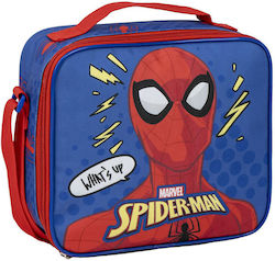 Spiderman Insulated Lunch Bag Blue Red