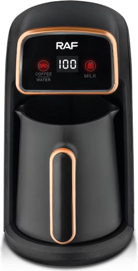 Raf R.117 Μηχανή Ελληνικού 600W με Χωρητικότητα 300ml Μαύρη