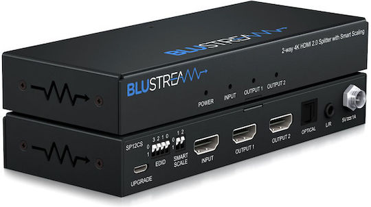 Blustream SP12CS 2-Wege 4K HDMI 2.0 HDCP 2.2 Splitter