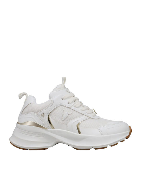 Knockout Adidași Chunky Pentru Femei Albi