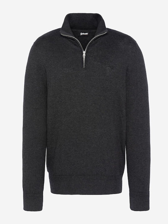 Schott Sweater Heather Anthracite