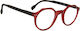 Oramont Reading Glasses +1.75 in Red color 9058