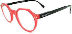 Oramont Lesebrille +2.50 in Rot Farbe 9058