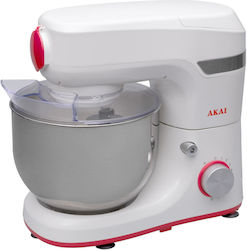 AKAI Миксер с Иноксов Казан 2.5лт Бял 450W
