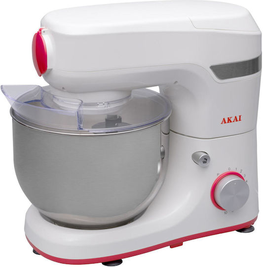 AKAI Миксер с Иноксов Казан 2.5лт Бял 450W