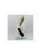 Table Decorative Sculpture Woman Flower Black-White-Gold 15x11x43cm 14063 752-27196