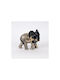 Table Decorative Elephant Butterfly Polyresin Black & Gold 19x11x17cm 12971 752-11624