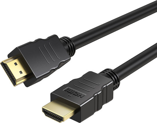 Cabletime Cable HDMI male - HDMI male 2m Μαύρο