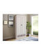 Ușă dublă Dulap de Haine Denton Bk109 Grey, White 75x45x185cm