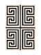 Conceptum Hypnose Teppich Rechteckig Synthetisch,Polyester/Cotton/Leather Black-white