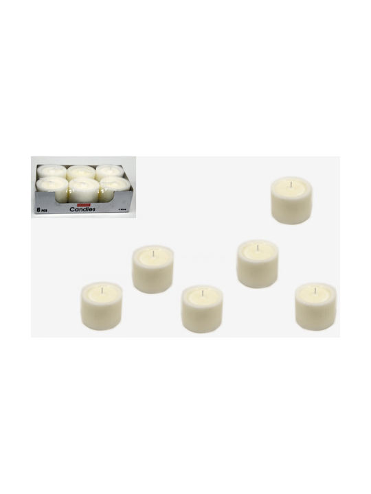 Faitakis Pack Κερια Σετ/6 6cm X 6.5cm 0515272 Ft-0515272