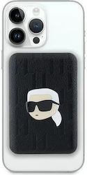 Karl Lagerfeld Embossed Karl Head Magsafe Powerbank 5000mah Black Karl Lagerfeld Embossed Karl Head Magsafe Powerbank 5000mah Black