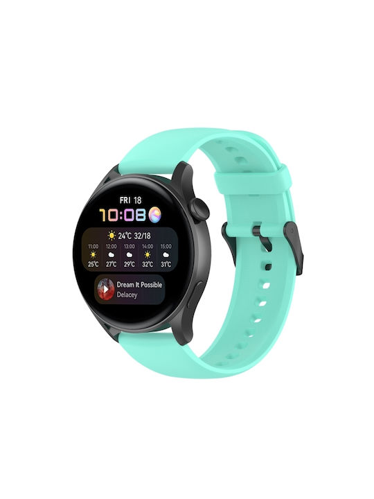 Huawei Watch 4 Watch 4 Pro Monochrome Silicone Watch Strap Stainless Steel Black Buckle Casiri
