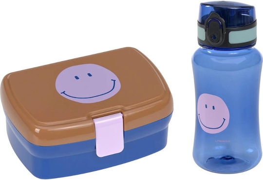 Laessig Little Gang Smile Plastic Kids' Food Container 0.46 Litres Various Designs