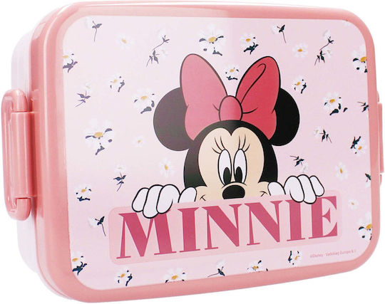 Vintage Lovers Plastik Kinder Lebensmittelbehälter Minnie Rosa 16.5 x 13 x 5cm