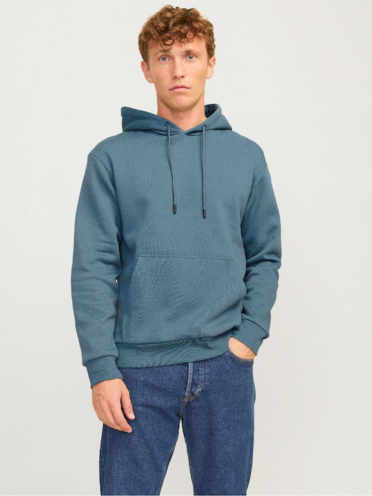 Jack & Jones Sweatshirt with Hood Goblin Blue, ...