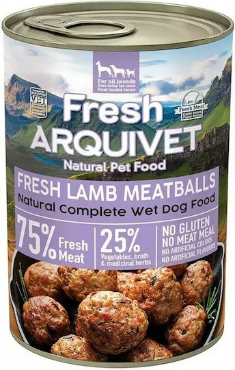 Arquivet Wet Food Dogs in Cans with Carrot Grain-Free & Gluten-Free 400gr
