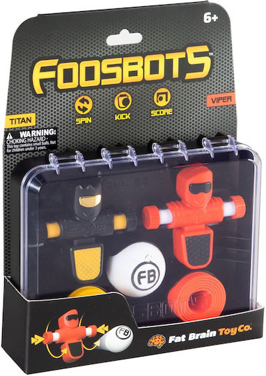 Fat Brain Toys Foosbots 2-Pack Tabletop Trickshot Titan & Viper για 6+ Ετών (Διάφορα Σχέδια)