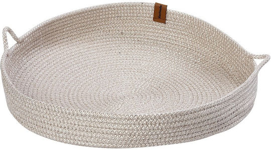 Espiel Wicker Round Decorative Tray 2pcs