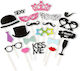 Widmann Photo Booth Prop για Party με Θέμα "Γάμος" Σετ 20τμχ 08153